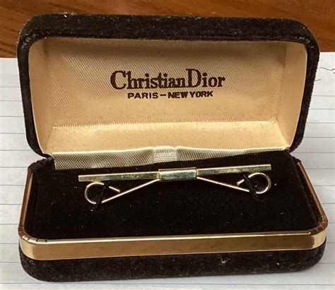 christian dior tie clip